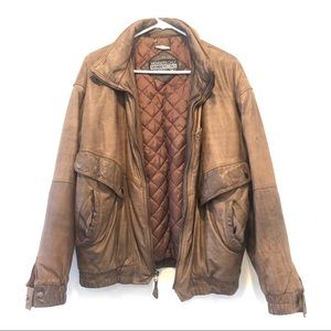 Members Only Vintage Leather Jacket